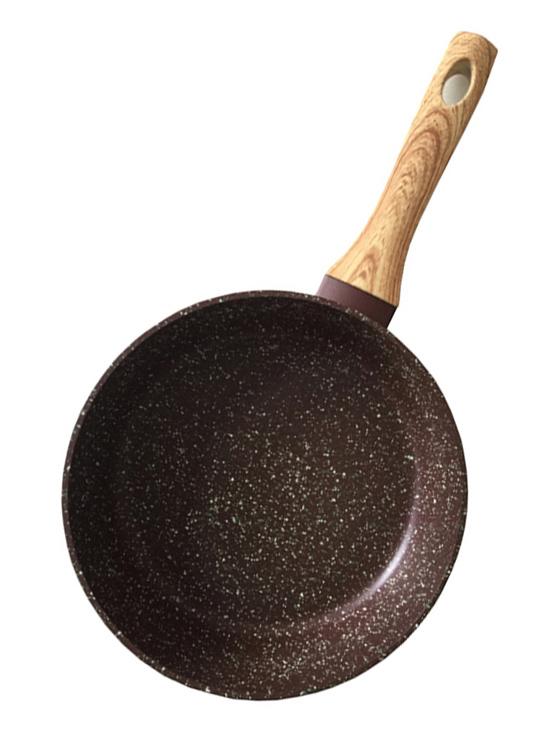 

Сковорода Mosses Stone Ø24см с деревянной ручкой Fissman 36046-BR-1883