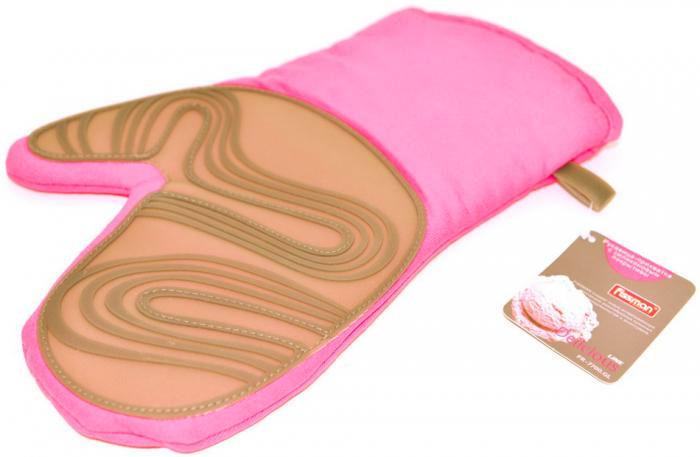

Кухонная рукавица Pink, хлопок с силиконовой вставкой Fissman 37499-BR-1883