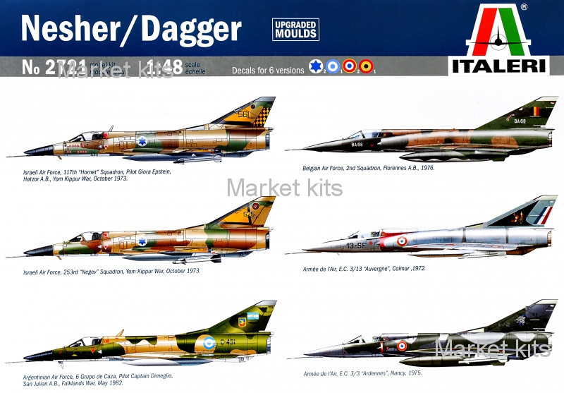 

Истребитель Nesher / Dagger 1:48 ITALERI (IT2721)