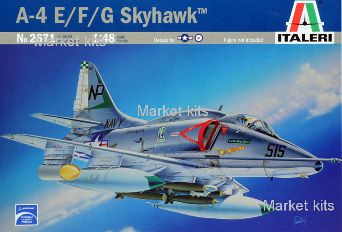 

Штурмовик A - 4 E/F/G Skyhawk 1:48 ITALERI (IT2671)