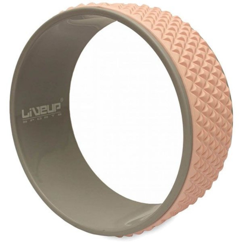 

Колесо для йоги и фитнесса LiveUp Yoga Ring Pink, код: LS3750-p