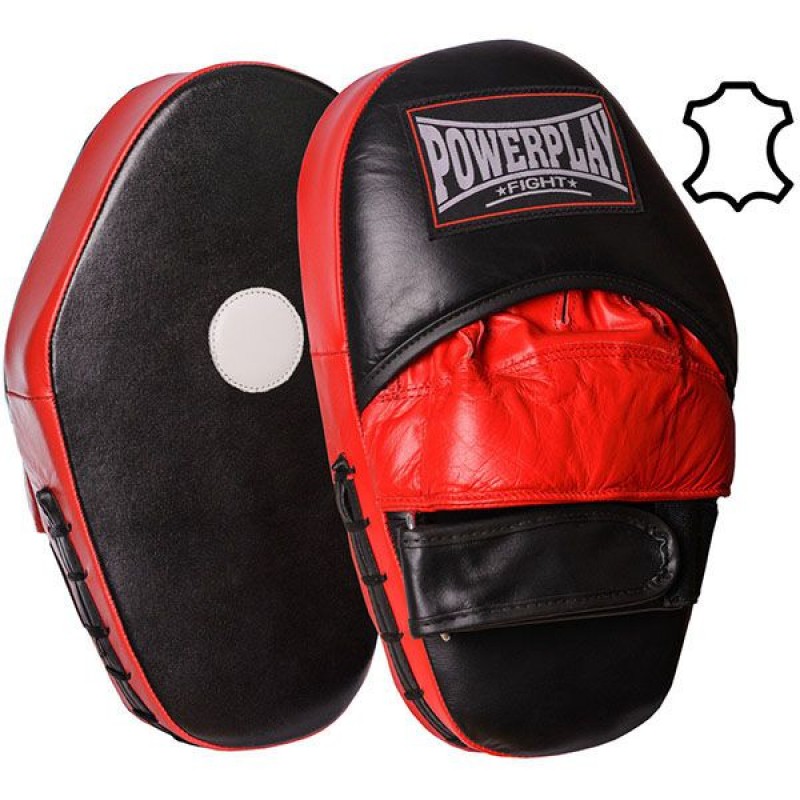 

Лапы боксерские PowerPlay Black/Red, код: PP_3063_Black_Red