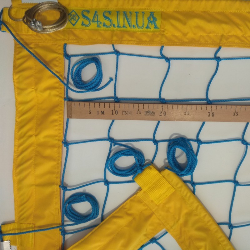 

Сетка для пляжного волейбола S4S Элит сине-желтая, код: 10214-S4S