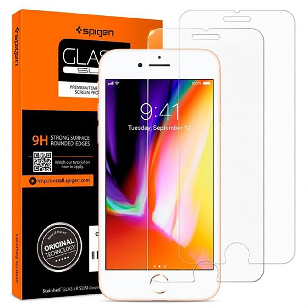 Защитное стекло Spigen Screen Protector EZ FIT Tempered Glass Slim
