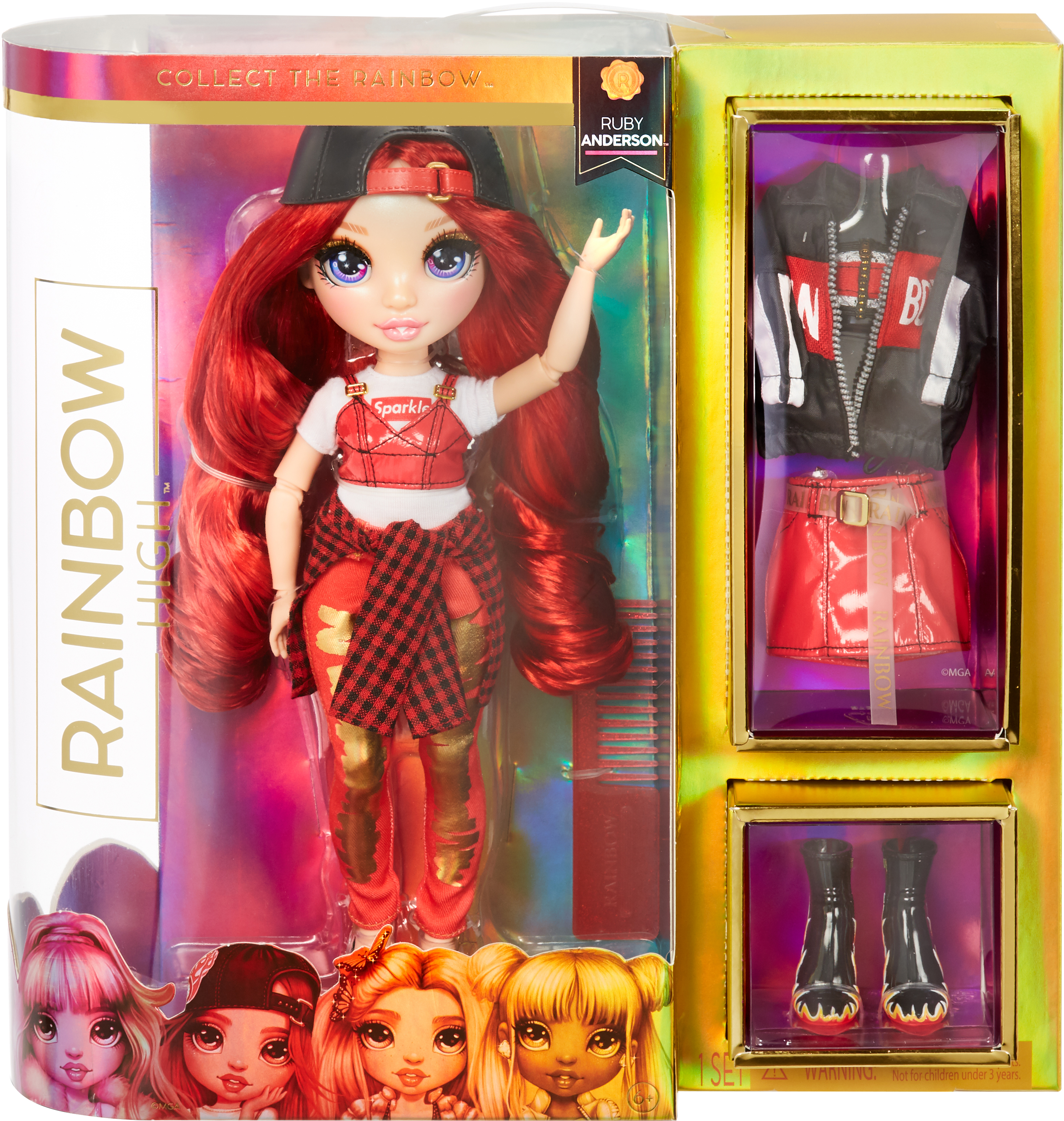 

Кукла Rainbow High Руби с аксессуарами (569619)