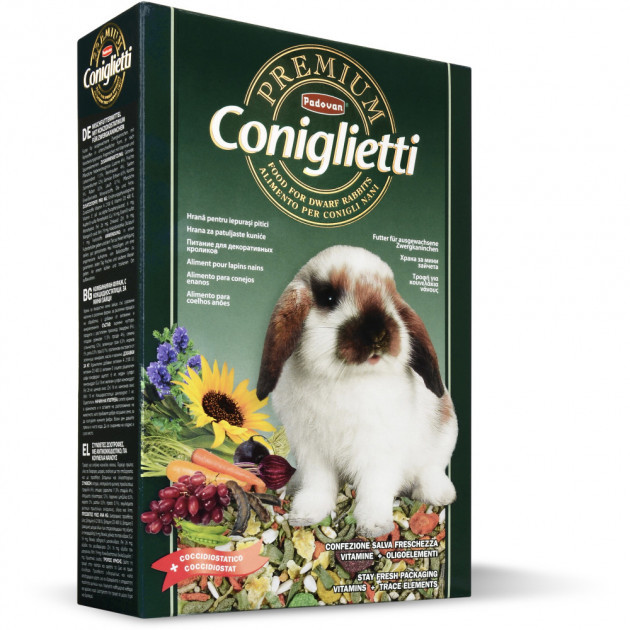 

"Premium Coniglietti" корм для декоративных кроликов и молодняка 2 кг Padovan BGL-PD-27 Padovan