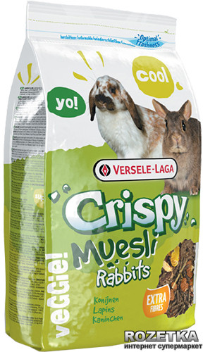

Корм для карликовых кроликов Versele-Laga Crispy Muesli Cuni зерновая смесь 20 кг Verslele Laga