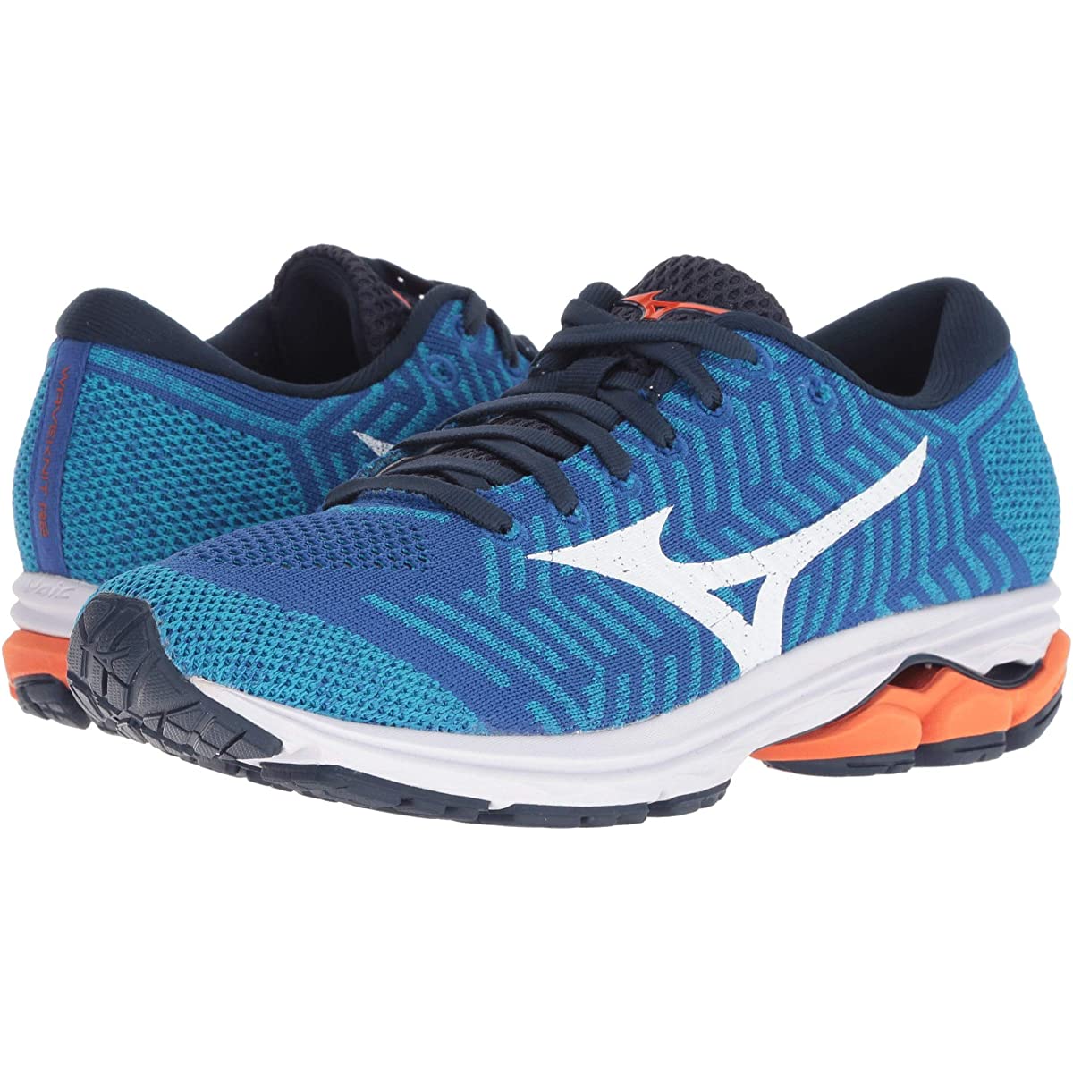 

Кроссовки для бега мужские Mizuno Wave Rider 22 Knit Голубой размер 49.5