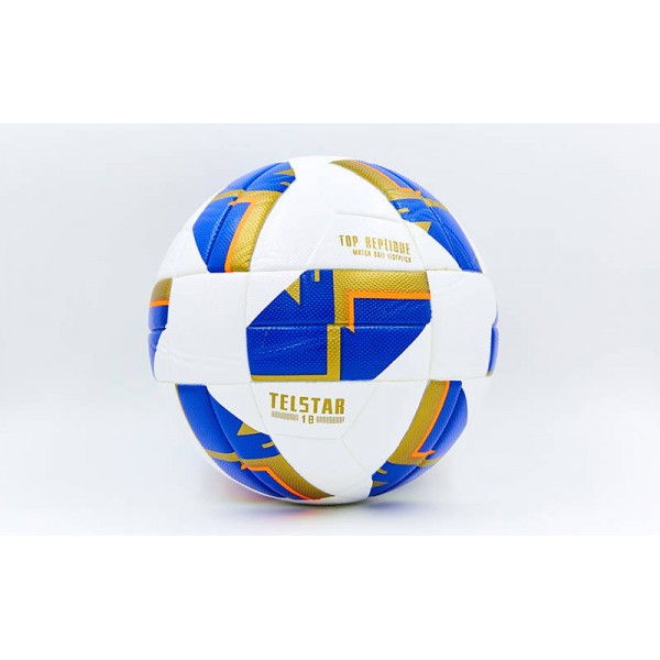 

Мяч футбольный №5 PVC ламин. Клееный J League Cup 2018 (белый-синий) Дубл