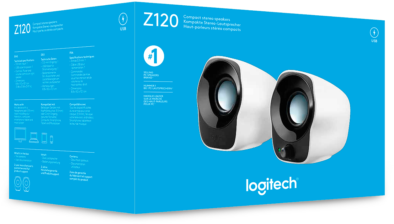 Logitech z120 usb mini 2024 speaker