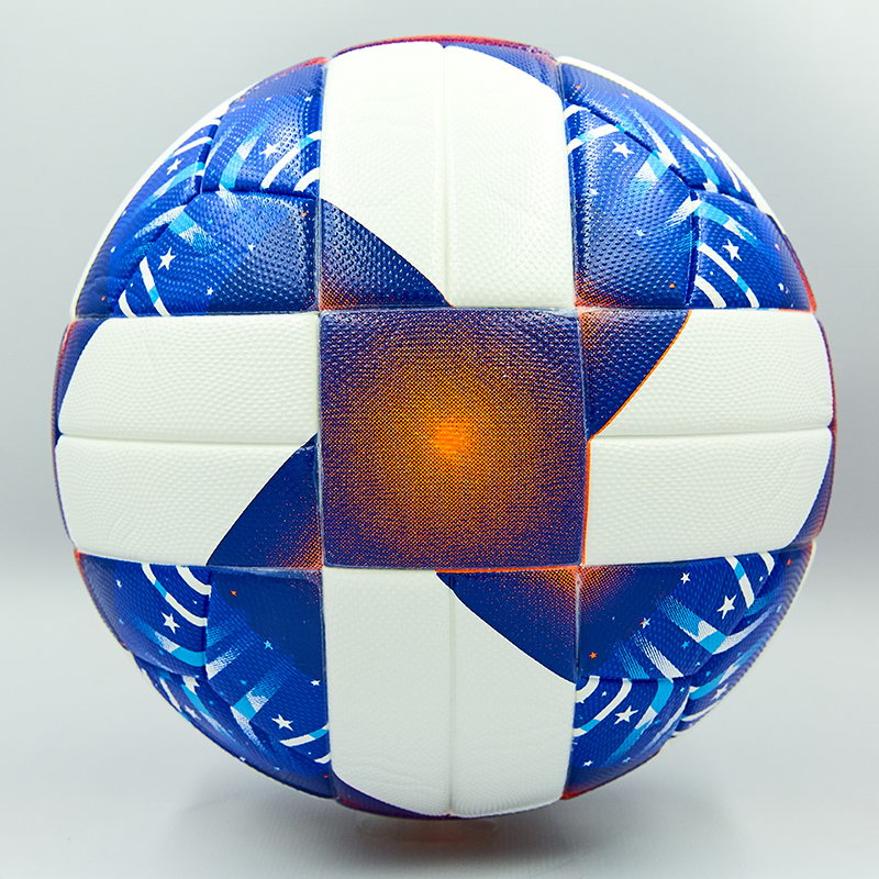 

Мяч футбольный №5 PVC ламин. Клееный MLS 2019 (белый-красный-синий) Дубл