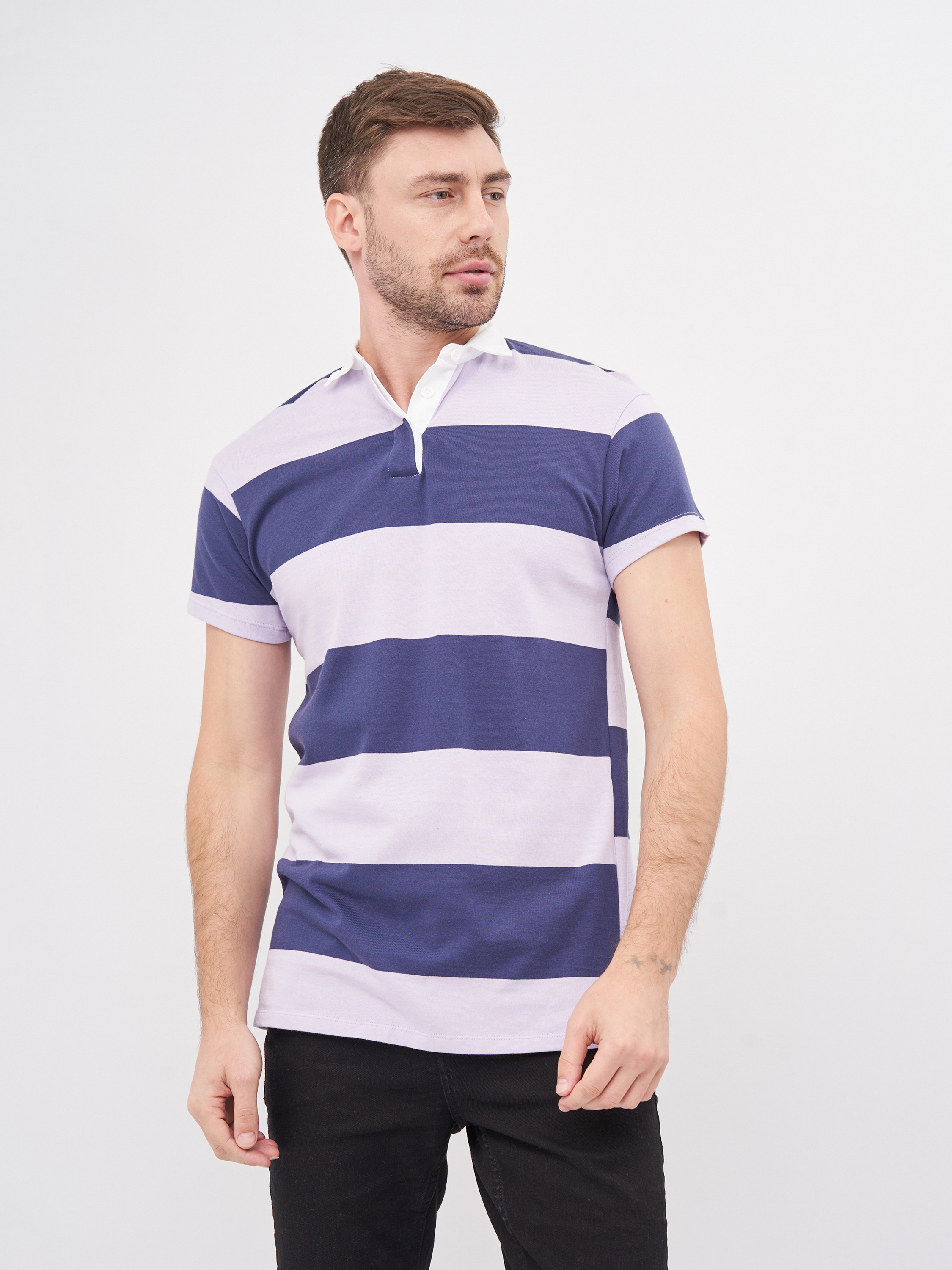 

Поло Pull & Bear 9393-331-401 XS Фиолетовое