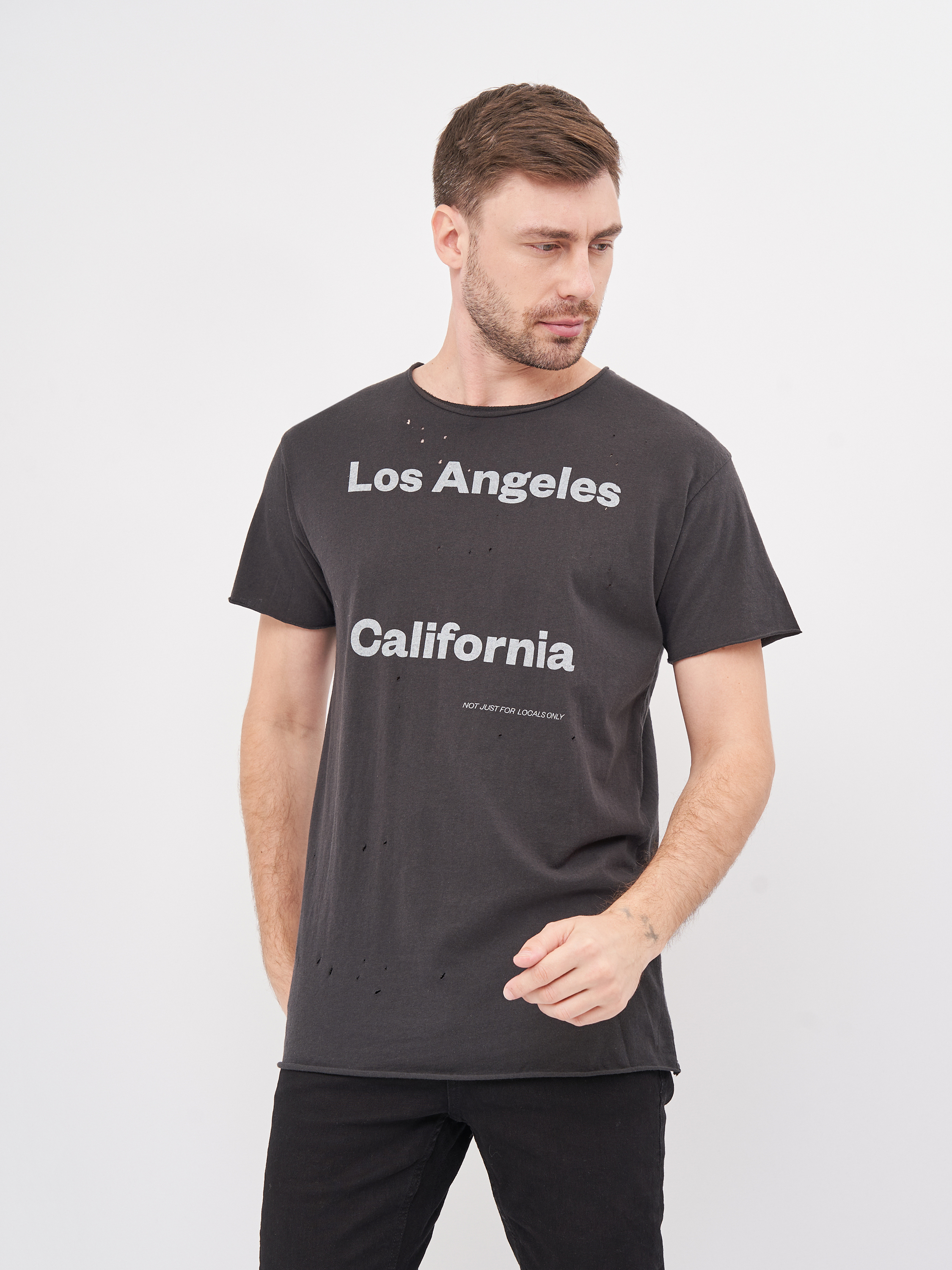 

Футболка Pull & Bear 9244-550-807 S Графитовая