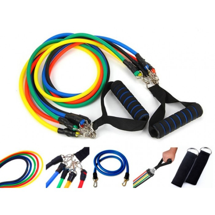 

Набор эспандеров для фитнеса Power Bands 5 резиновых жгутов 46502