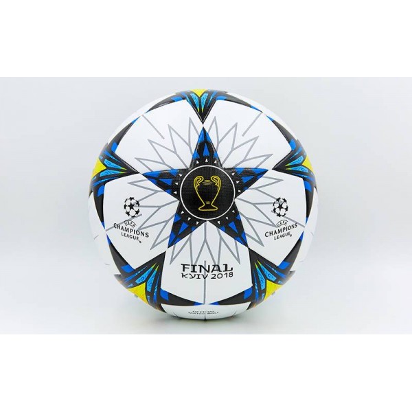 

Мяч футбольный №5 PU ламин. Клееный LIGA CHAMPIONS FINAL 2018 KYIV