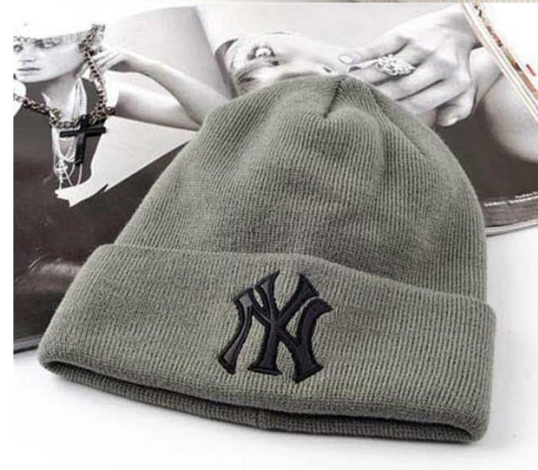 buy Шапка Jsstore New York Yankees Серая с Черным Лого 249957576 Головные у...
