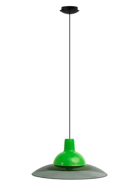 

Светильник потолочный ERKA 1305 LED 12W 4200 К салатовый с черным кабелем
