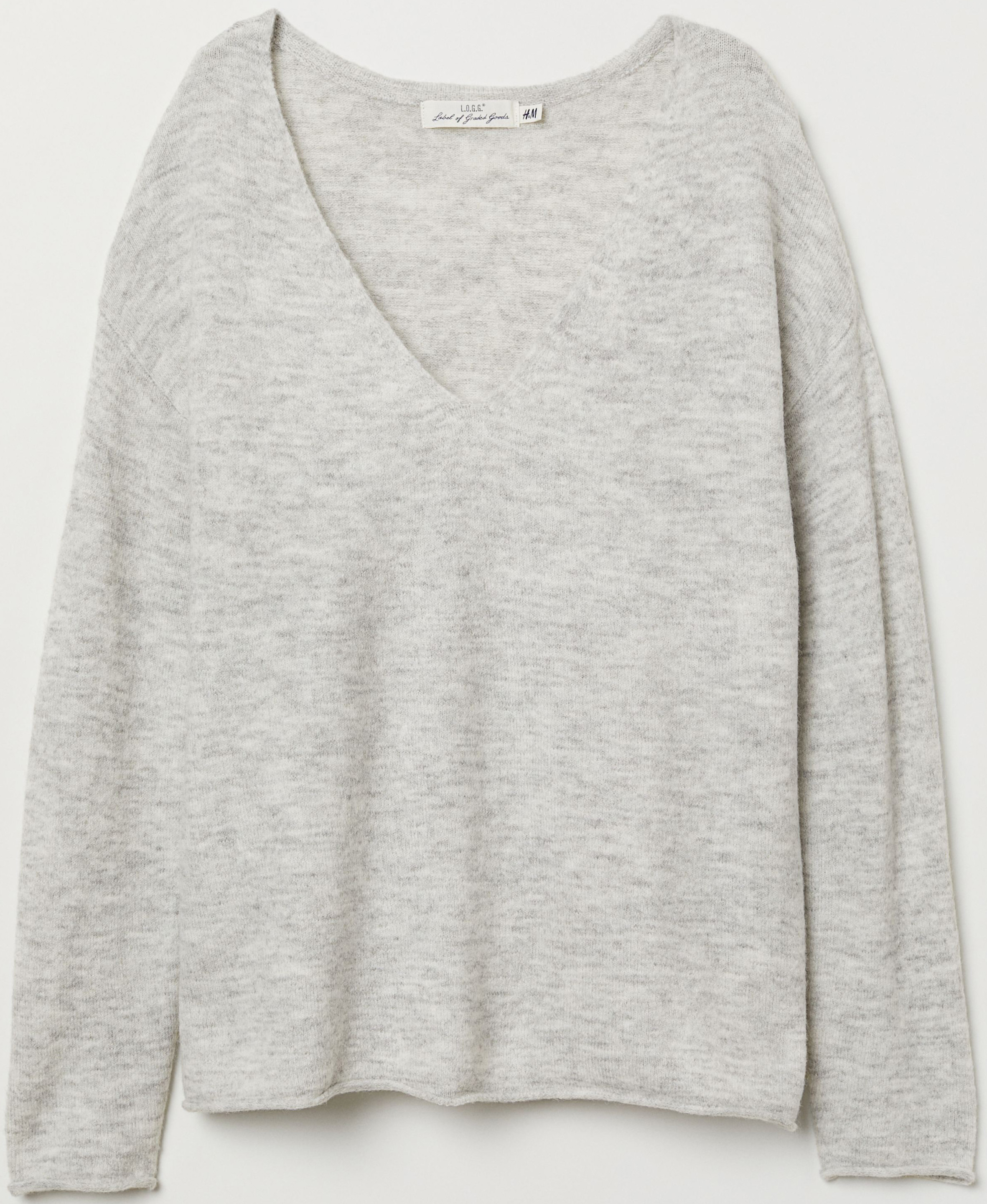 

Пуловер H&M 5198478 M Светло-серый