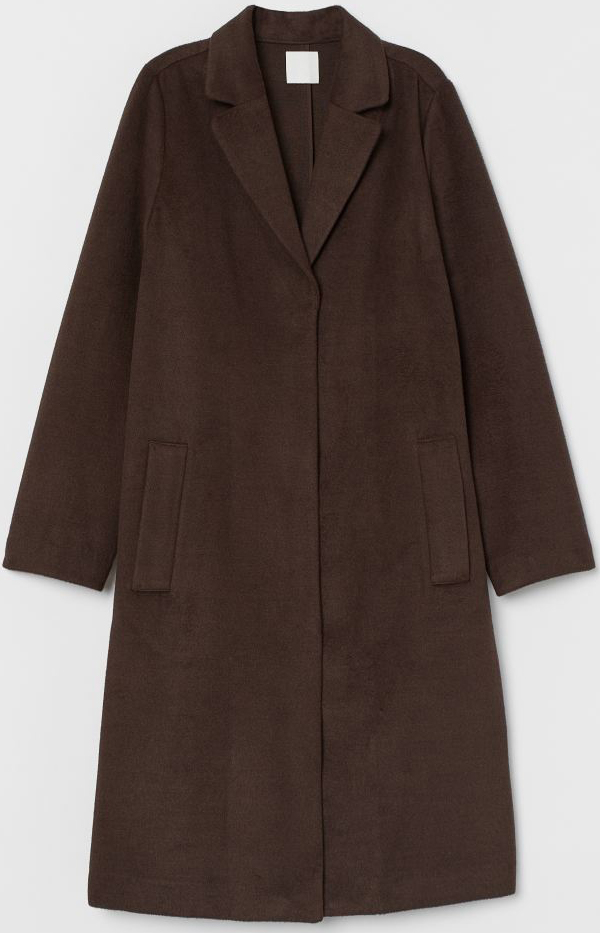 

Пальто H&M 7553610  Коричневое, Пальто H&M 7553610 42 Коричневое