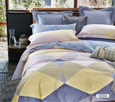 

Постельное белье Arya Gema сатин печатный евро