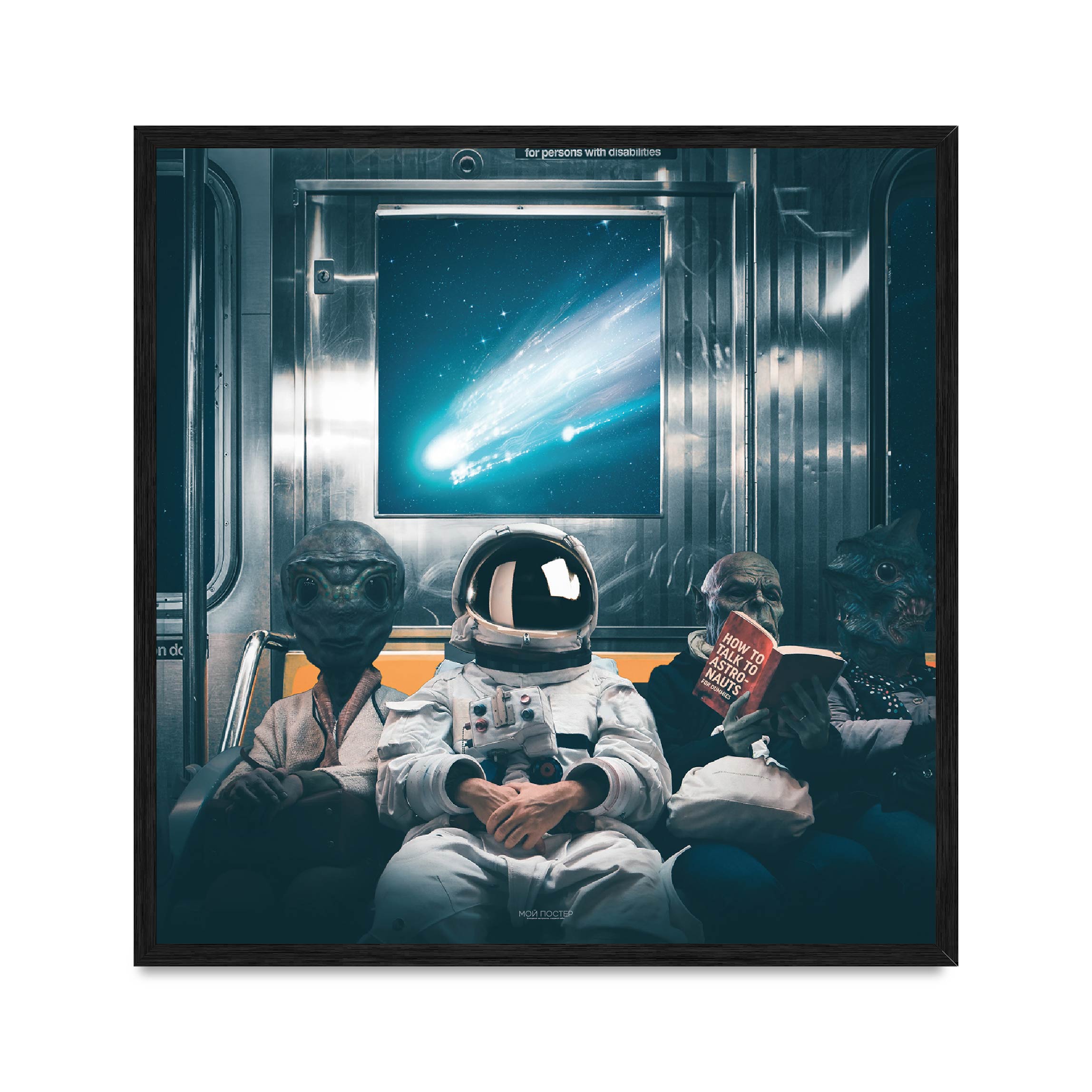 

Постер "Space Dream" без стекла 60 x 60 см в чёрной рамке