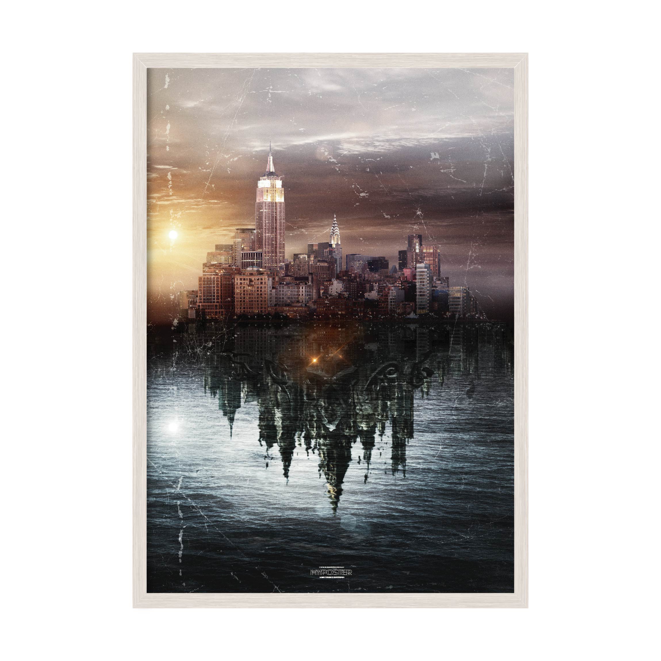 

Постер "City art" с антибликовым стеклом 420x594 мм в белой рамке