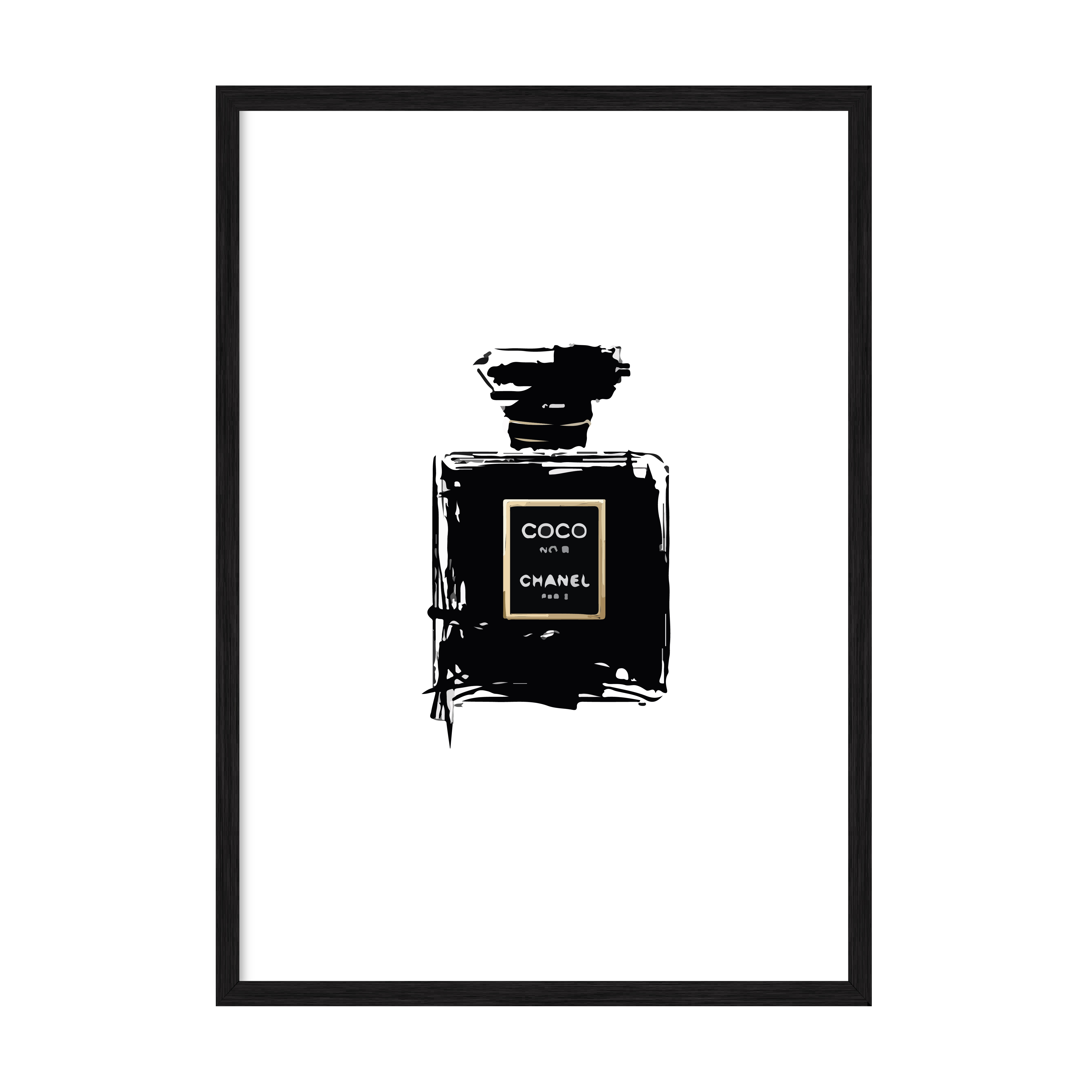 

Постер "Chanel" с антибликовым стеклом 297x420 мм в чёрной рамке