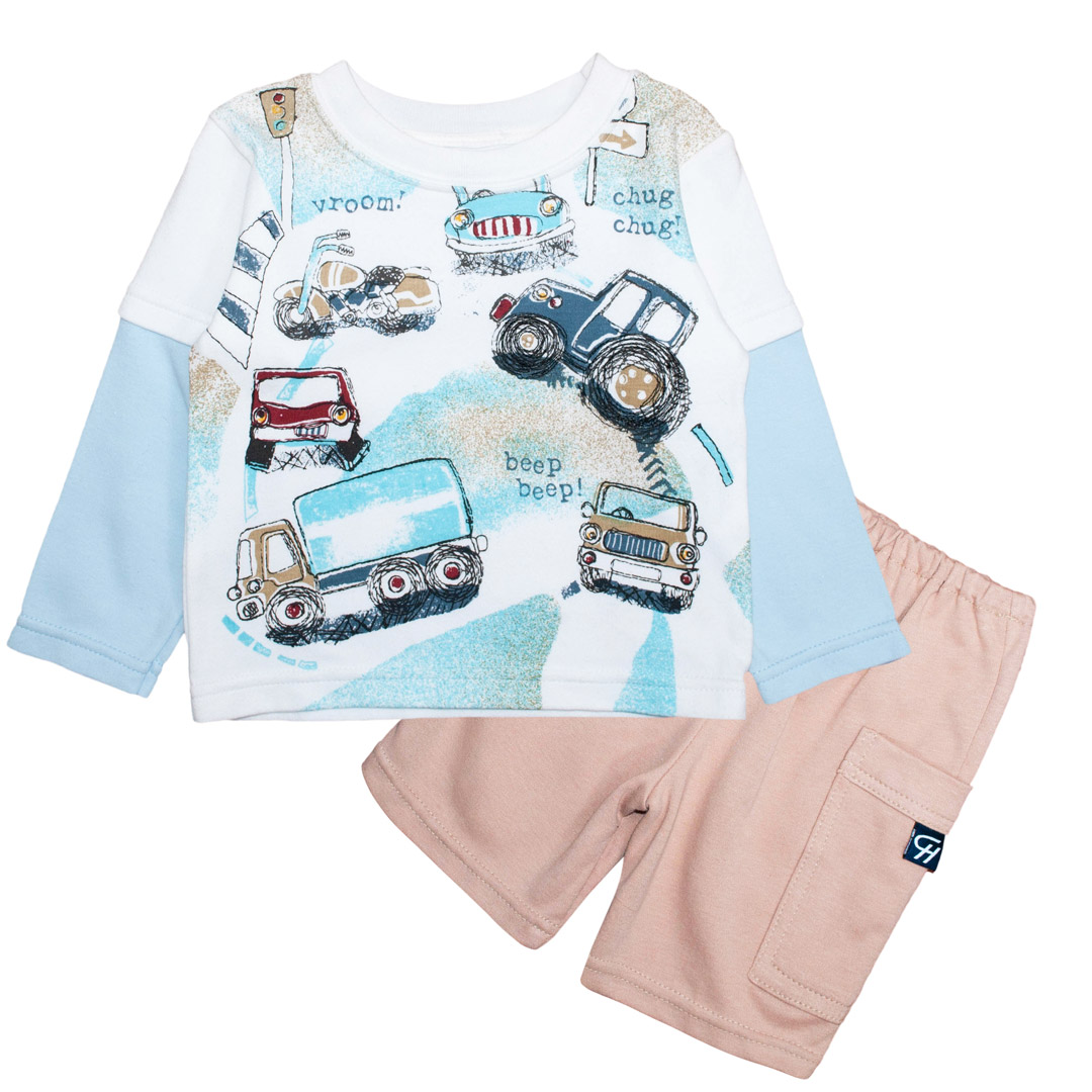 

Костюм Childhood B-282 62 см Бежевый