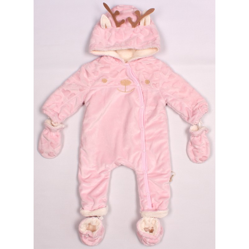 

Комбинезон для девочки BIBABY 60216 68 см розовый