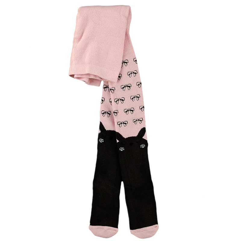 

Махровые колготки теплые для девочки BROSS 17948 98 - 104 см розовый с серым