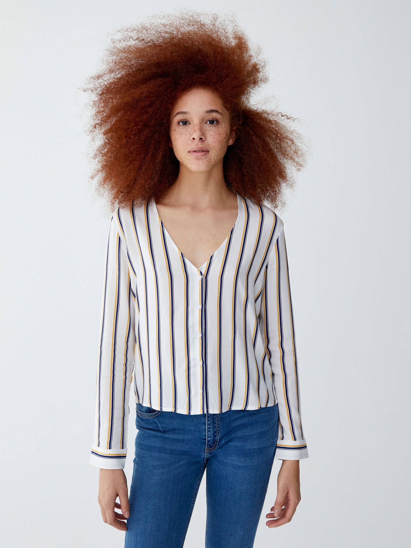 

Блузка Pull & Bear 09471374401  Принт, Блузка Pull & Bear 09471374401 S Принт
