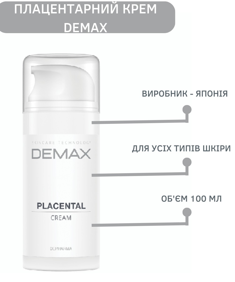 Плацентарный крем Demax Placental Cream 100 мл 163 от продавца: Tymso ...