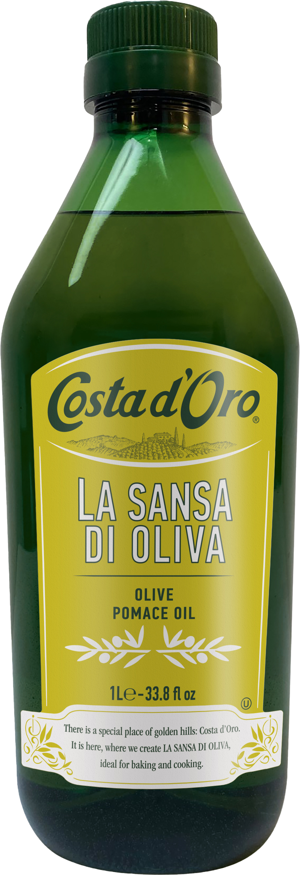 Оливковое масло из жмыха Costa d'Oro Sansa 1 л (8007270110226) – купить ...