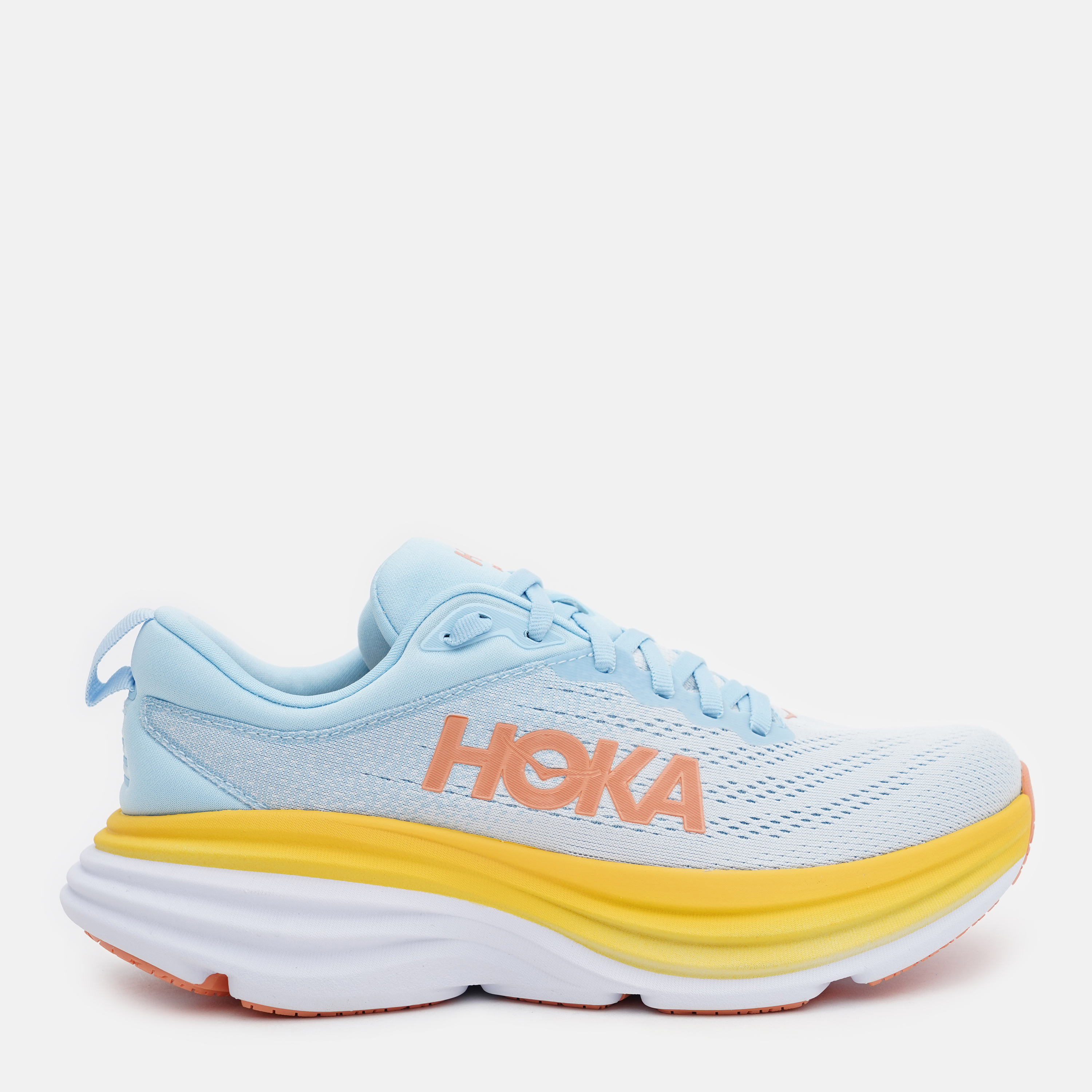 Акція на Жіночі кросівки для бігу HOKA ONE ONE Bondi 8 1127952 SSCA 37.5 (6US) 23 см Блакитні від Rozetka