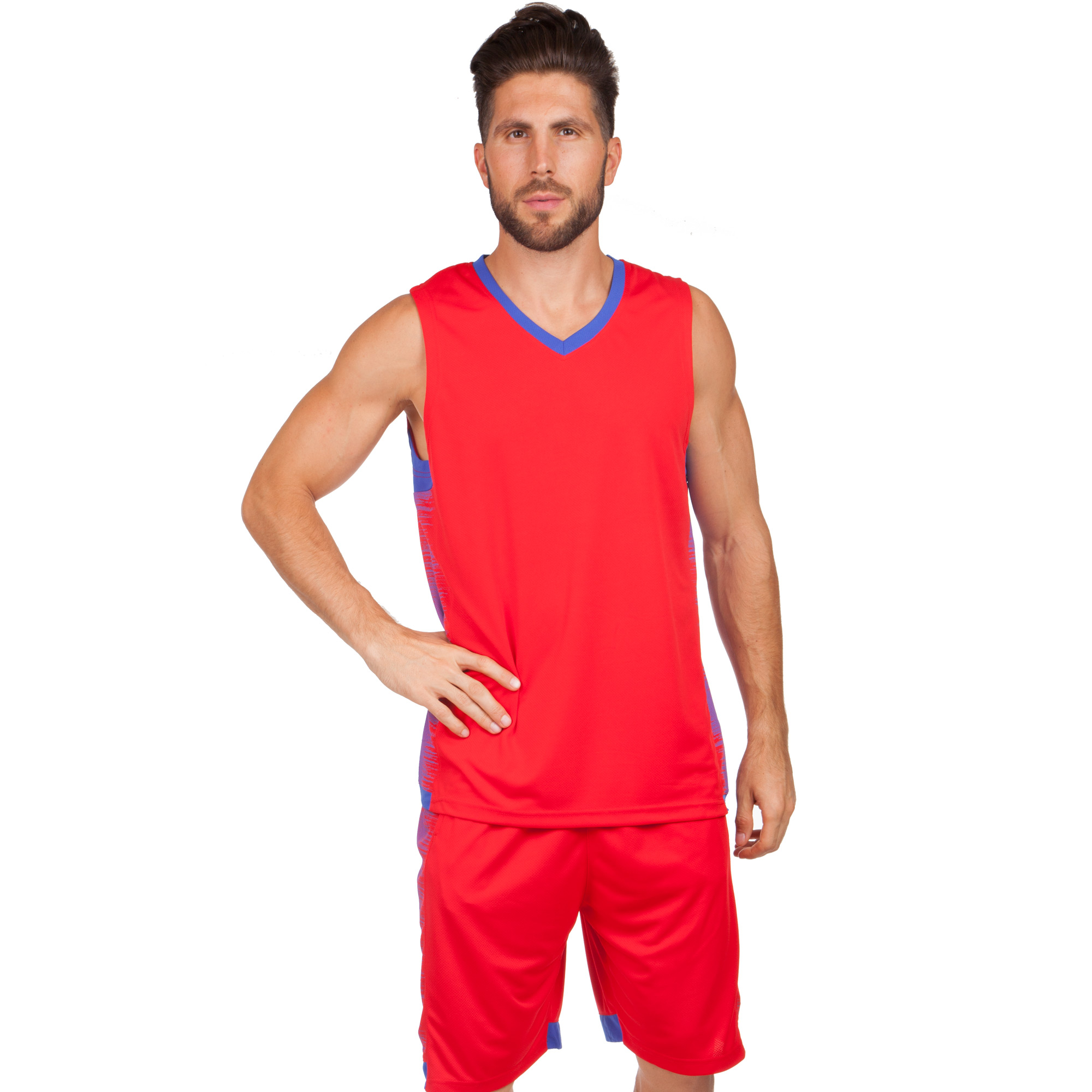 

Форма баскетбольная мужская (красный), Размер XXXL