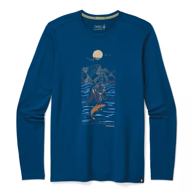 

Термокофта Smartwool Merino Sport 150 Alpine Bear Long Sleeve Graphic Tee  Синий, Термокофта Smartwool Merino Sport 150 Alpine Bear Long Sleeve Graphic Tee M Синий