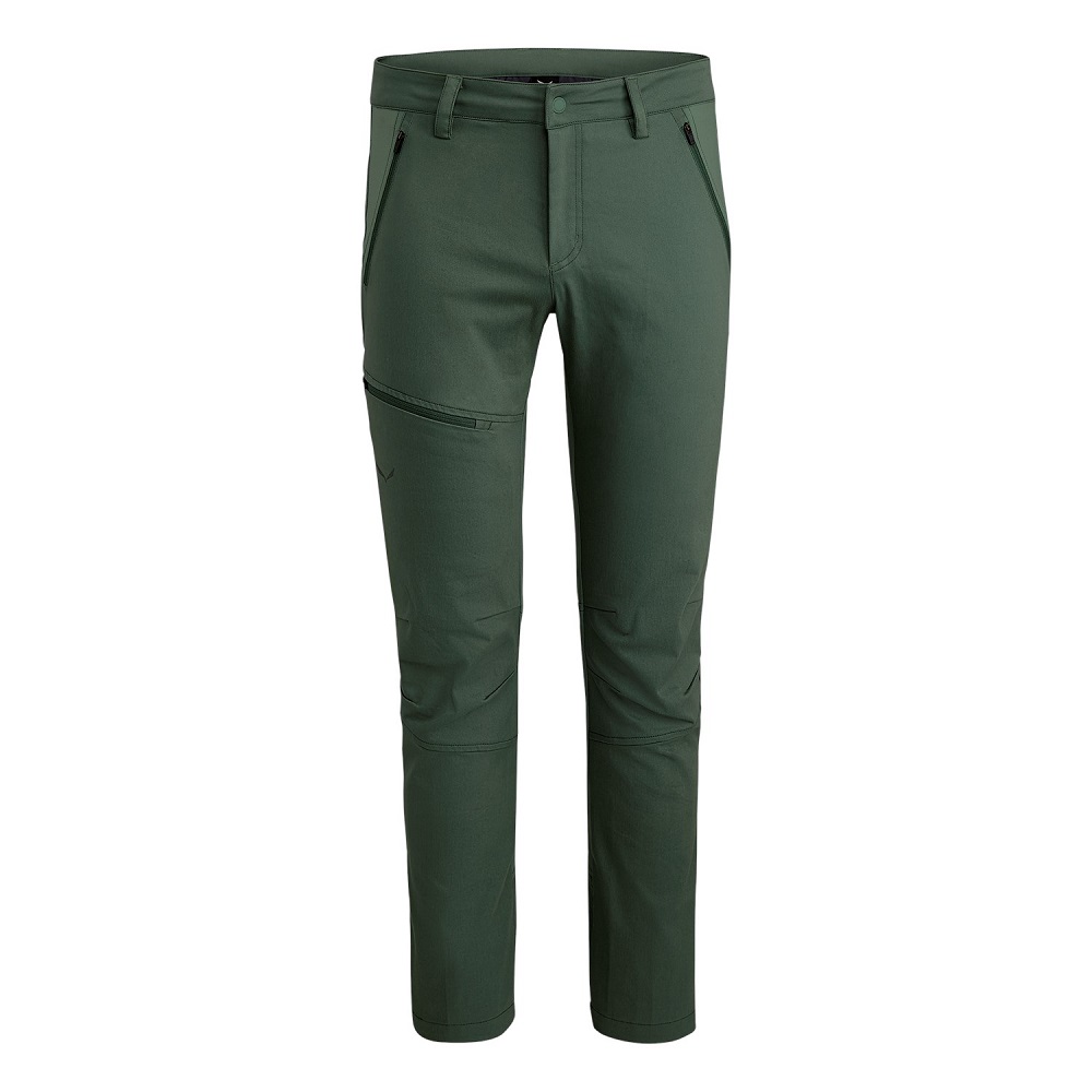 

Штаны Salewa Fanes Cotton Durastretch Pant Mns L Темно-Зеленый