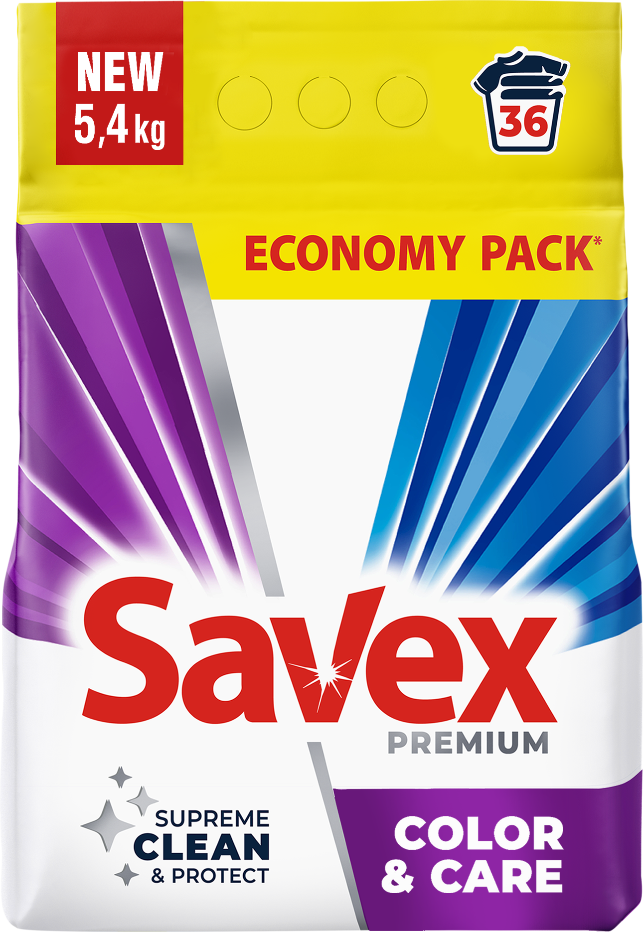 Стиральный порошок Savex Premium Color&Care 5.4 кг (3800024047947 ...