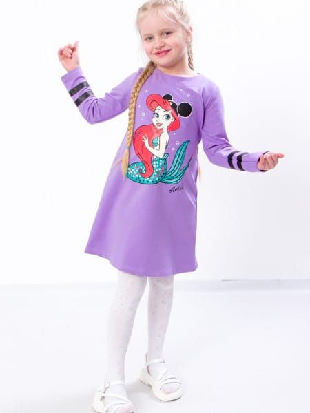 Акция на Дитяча сукня для дівчинки Носи своє 6004-057-33 128 см Бузок (Аріель) (p-4513-98710) от Rozetka