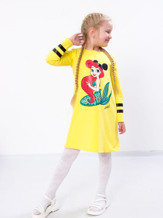 Акція на Дитяче плаття для дівчинки Носи своє 6004-057-33 110 см Жовте (Аріель) (p-4513-98703) від Rozetka