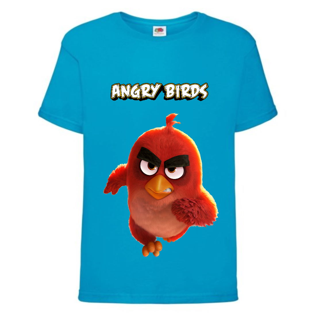

Футболка детская Энгри Бердс (Angry Birds) голубая (AB-red-angry-blue) 152 см