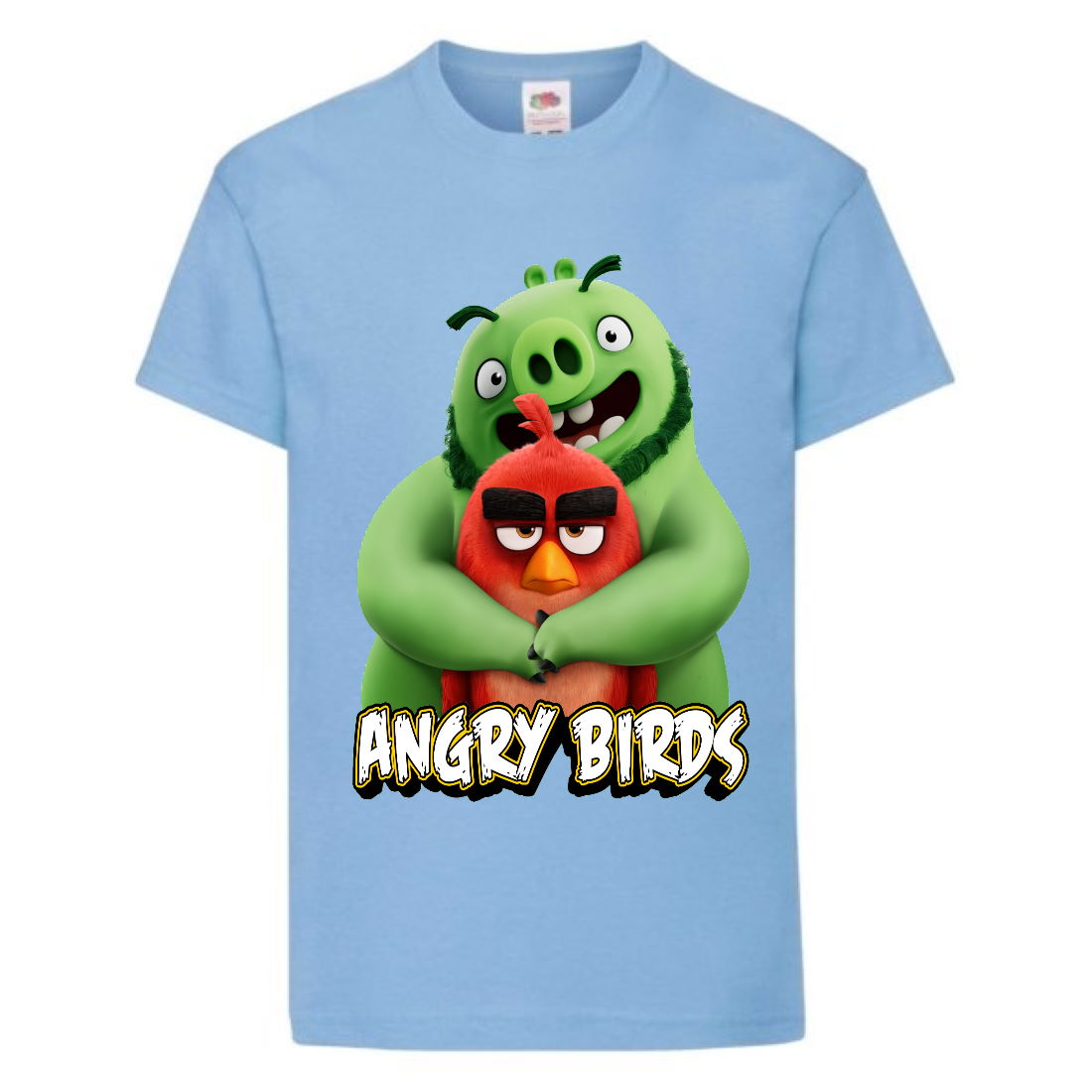 

Футболка детская Энгри Бердс (Angry Birds) светло-голубая (AB-swin&red-blue) 128 см