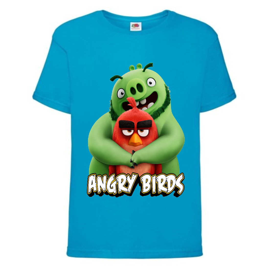 

Футболка детская Энгри Бердс (Angry Birds) голубая (AB-swin&red-blue) 152 см