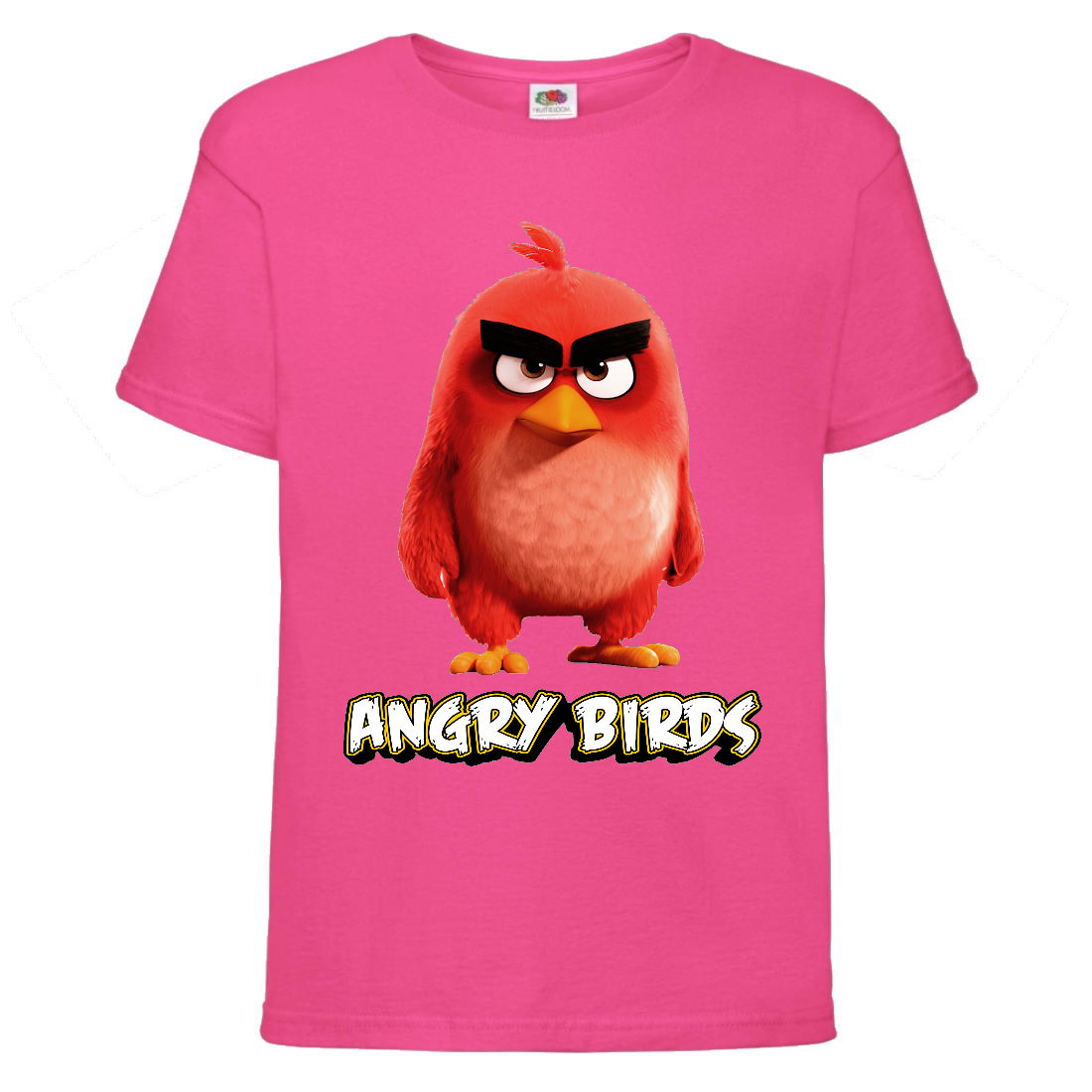 

Футболка детская Энгри Бердс (Angry Birds) розовая (AB-red-2-pink) 152 см