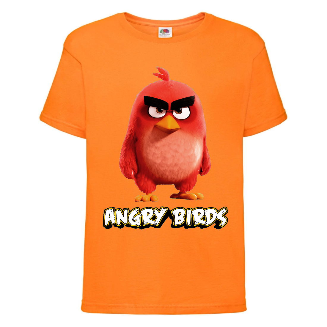 

Футболка детская Энгри Бердс (Angry Birds) оранжевая (AB-red-2-orange) 140 см