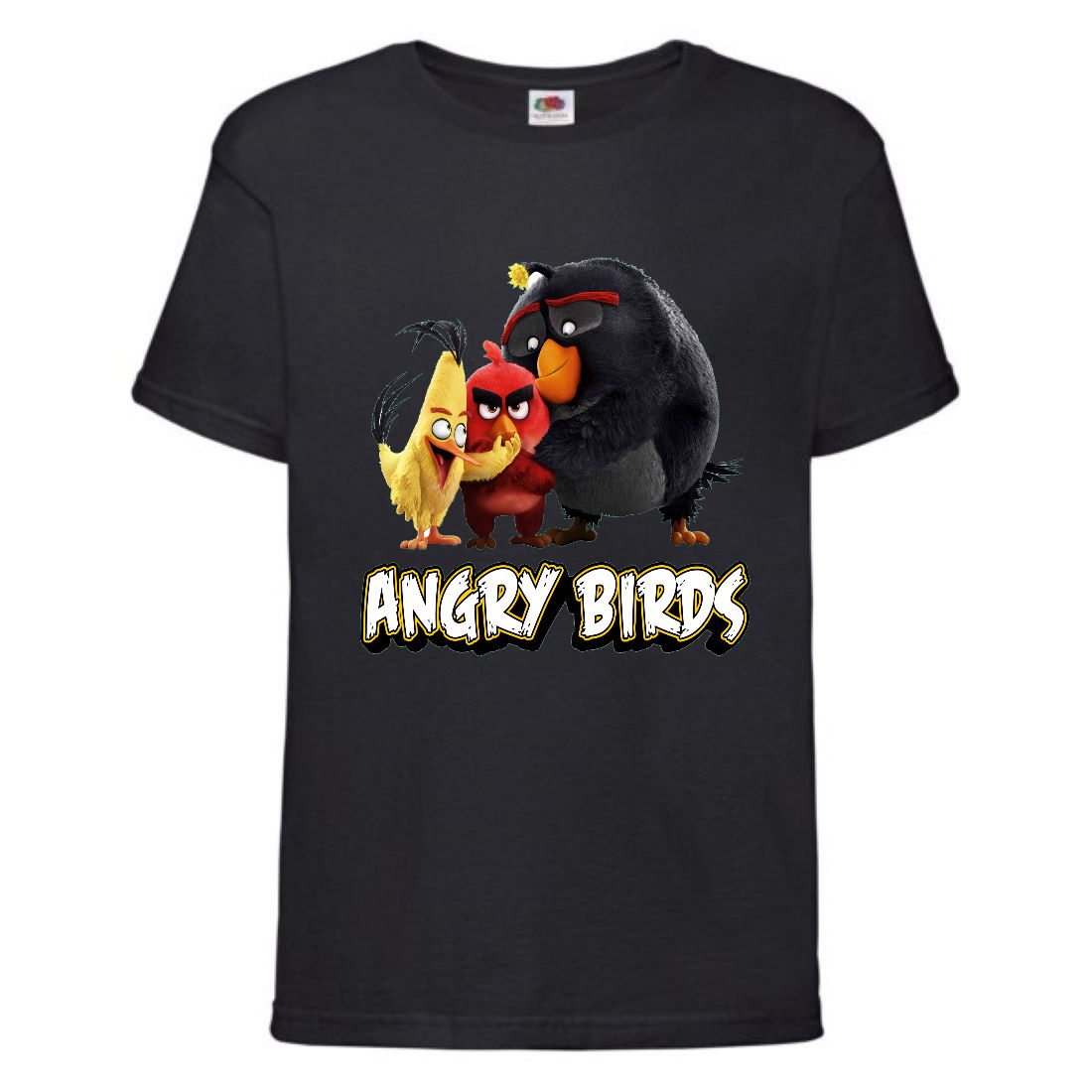 

Футболка детская Энгри Бердс (Angry Birds) черная (AB-red-chak&bomb-2-black) 152 см