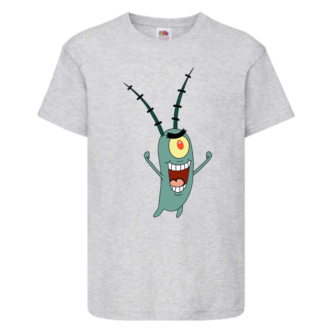 

Футболка детская Спанч Боб 15 (Sponge Bob) серая 116 см