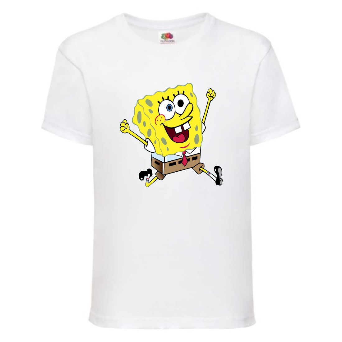 

Футболка детская Спанч Боб 12 (Sponge Bob) белая 104 см