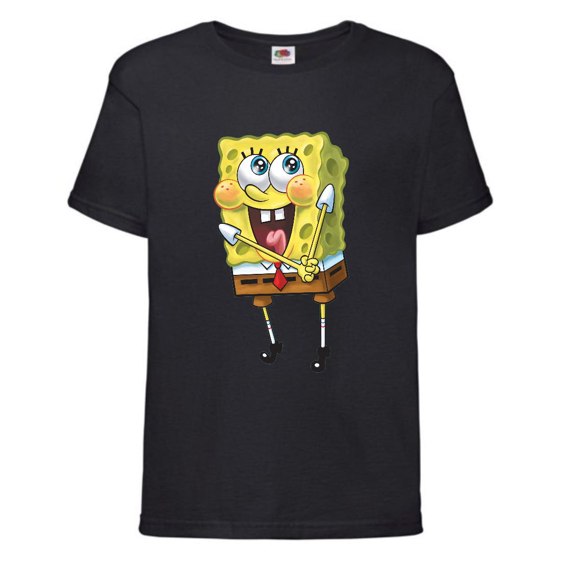 

Футболка детская Спанч Боб 11 (Sponge Bob) черная 164 см