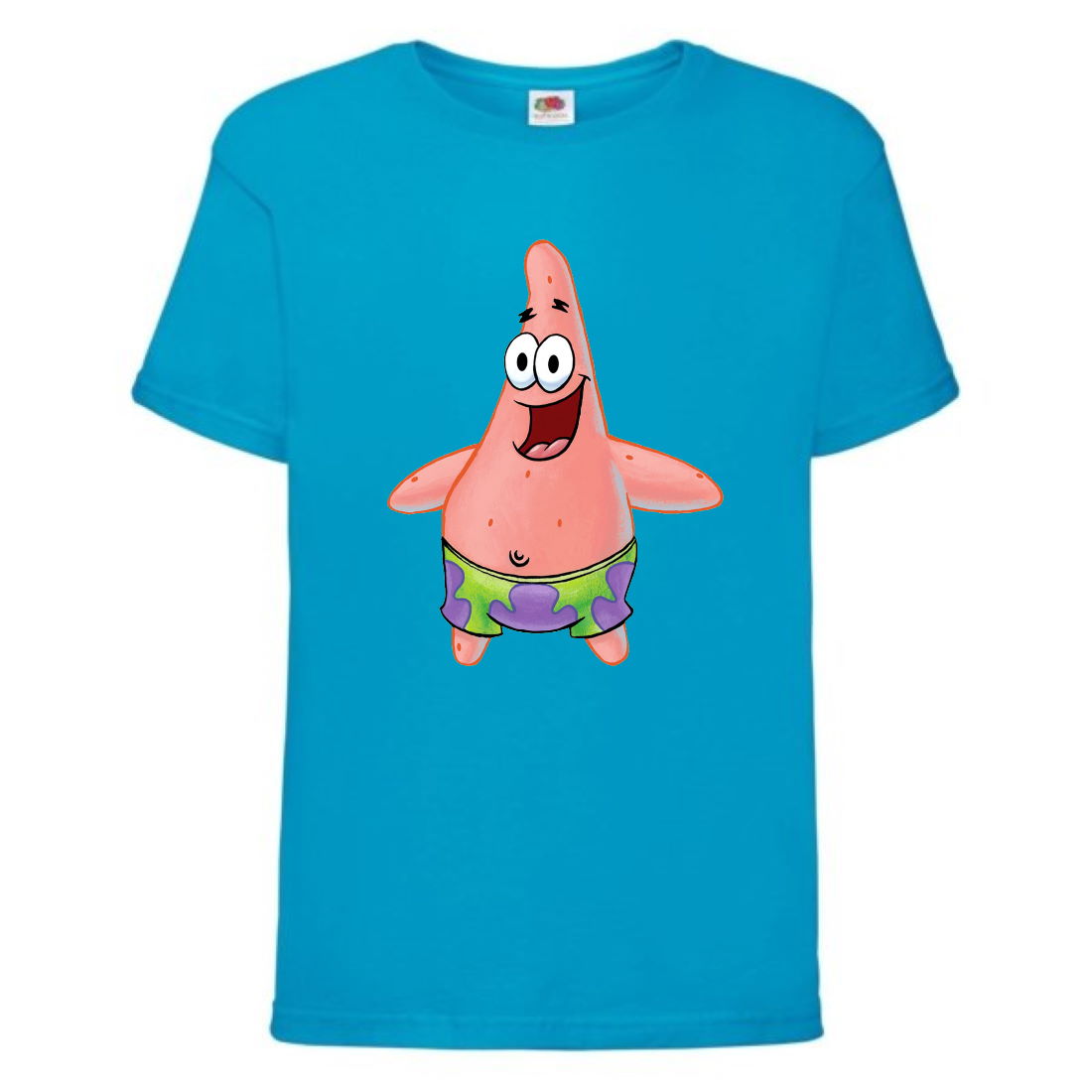 

Футболка детская Спанч Боб 21 (Sponge Bob) голубая 152 см